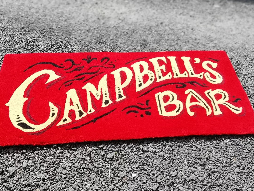 Linen Rug for Mr Campbell's Bar
