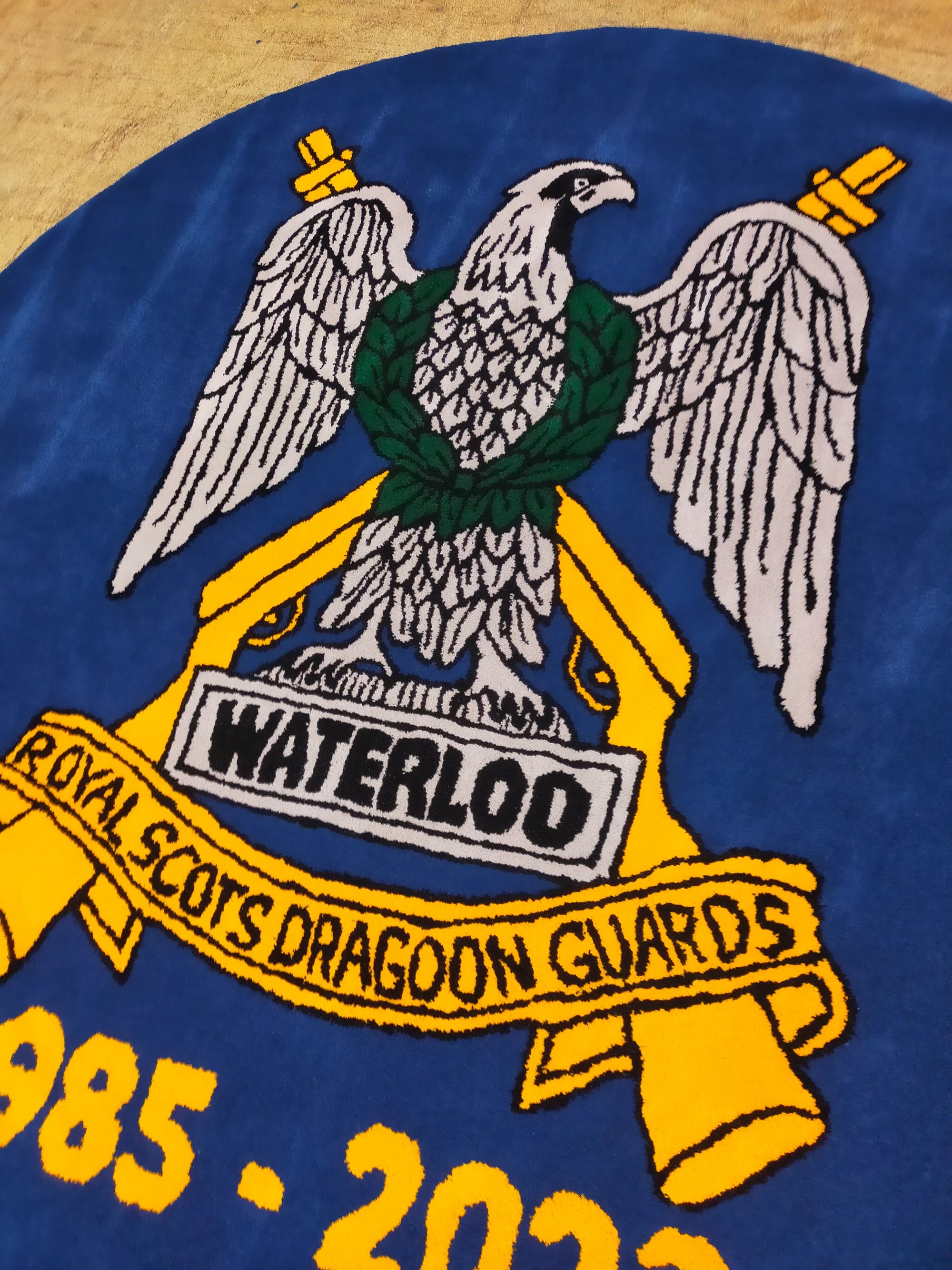 Second to None! A rug for a retired Lt. Col from the Scots DG